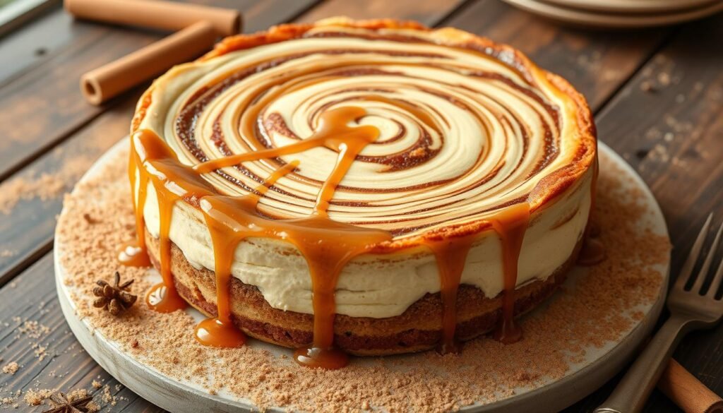 Cinnamon Roll Cheesecake