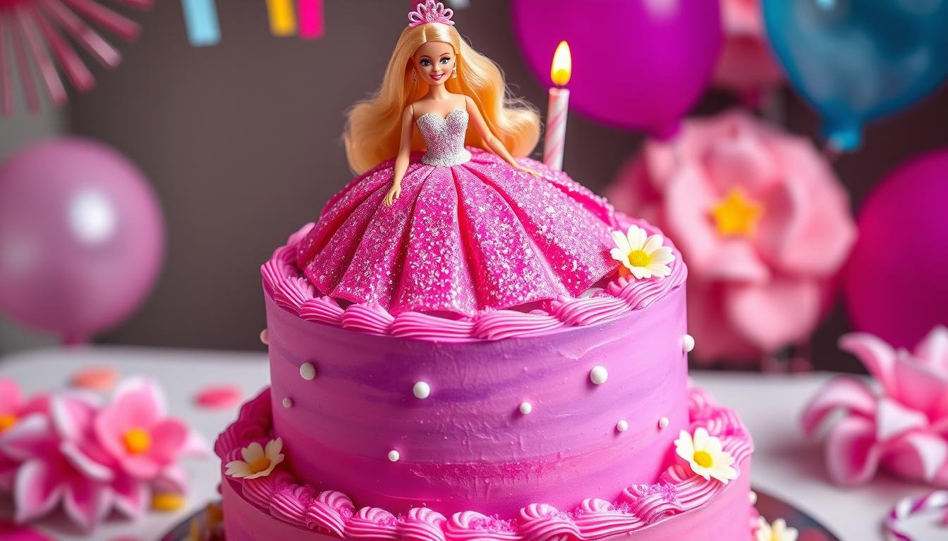 Barbie birthday Cake