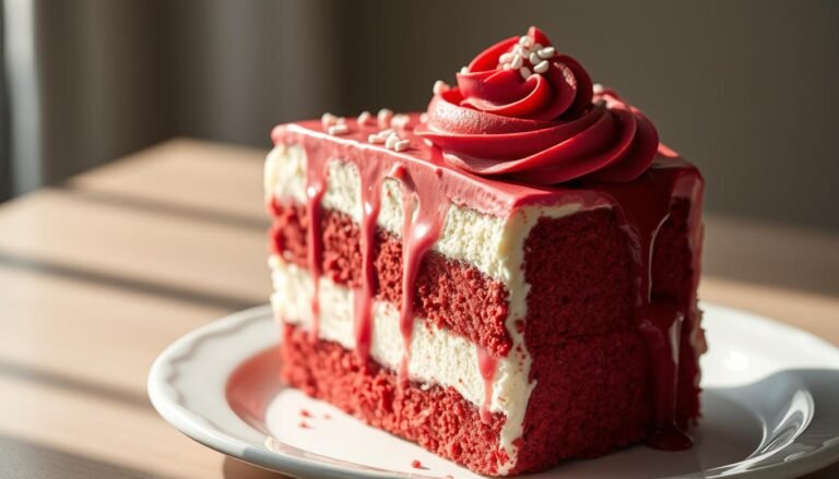 Red Velvet Ice Cream Cake